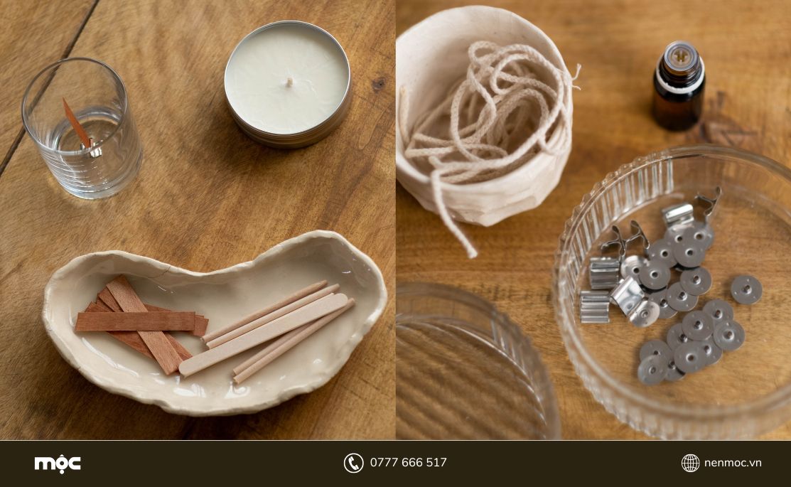 Bấc làm nến thơm